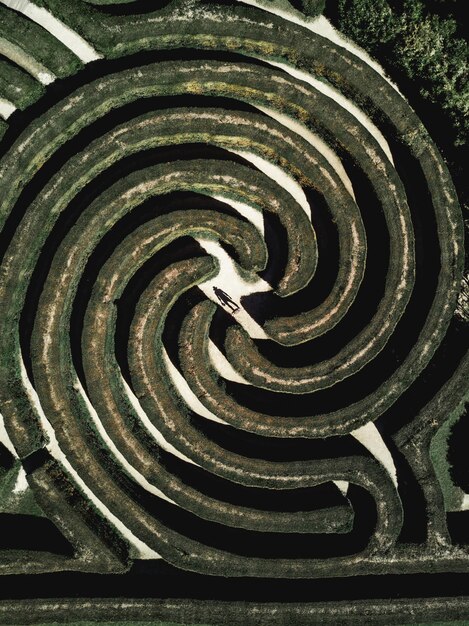 Full frame shot of spiral staircase