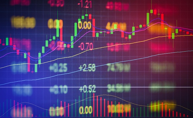 Full frame shot of stock market data