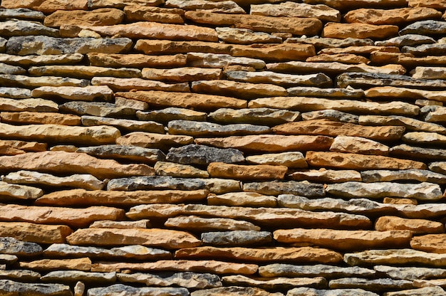 full frame shot of stone wall