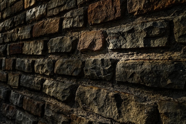 石の壁のフルフレームショット