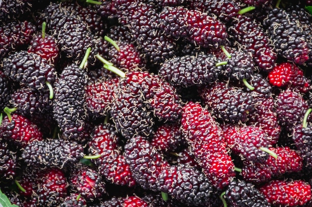 Photo full frame shot of strawberries