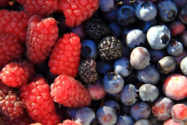 full frame shot of strawberries