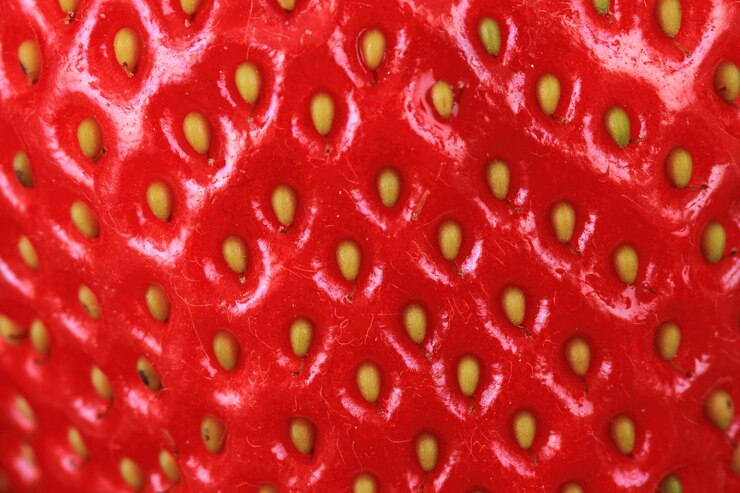 Photo full frame shot of strawberry