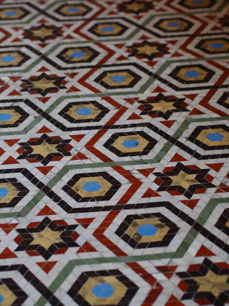 Photo full frame shot of tiled floor