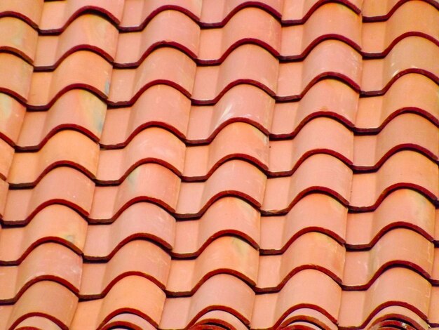 Foto fotografia completa del tetto di piastrelle