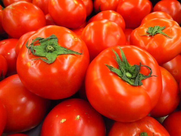 Full frame shot of tomatoes for sale at market