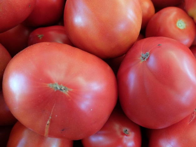 Полный кадр помидоров