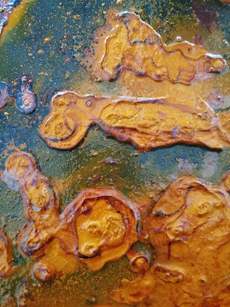 full frame shot of weathered metal