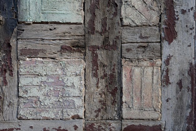 Photo full frame shot of weathered wall