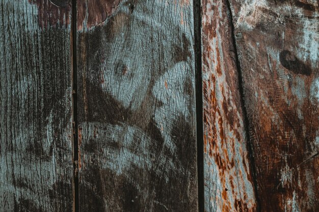 Photo full frame shot of weathered wooden wall