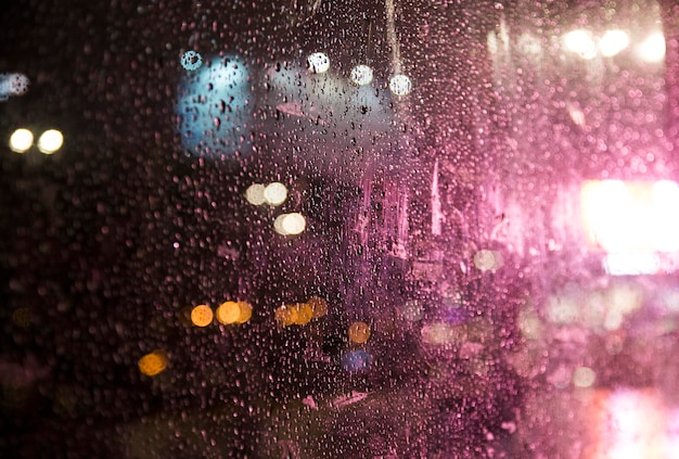 Photo full frame shot of wet car window