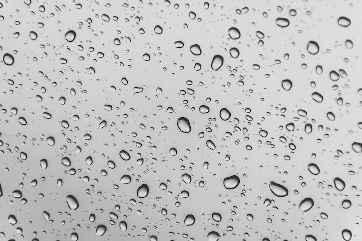 Photo full frame shot of wet glass window