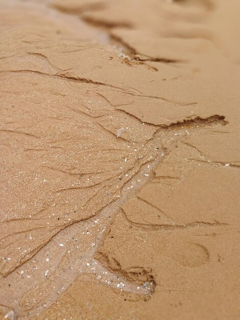 Photo full frame shot of wet sand