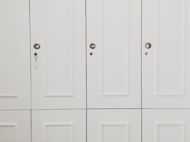 Photo full frame shot of wooden door