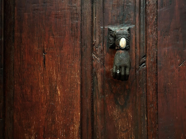 Full frame shot of wooden door