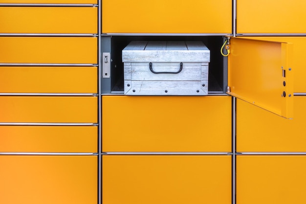 Full frame shot of yellow building