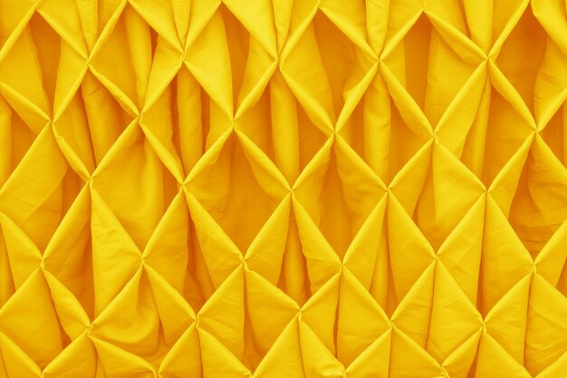 Full frame shot of yellow fabric