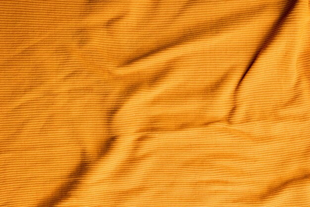 Full frame shot of yellow fabric