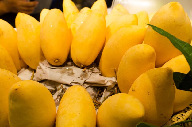 Full frame shot of yellow fruits