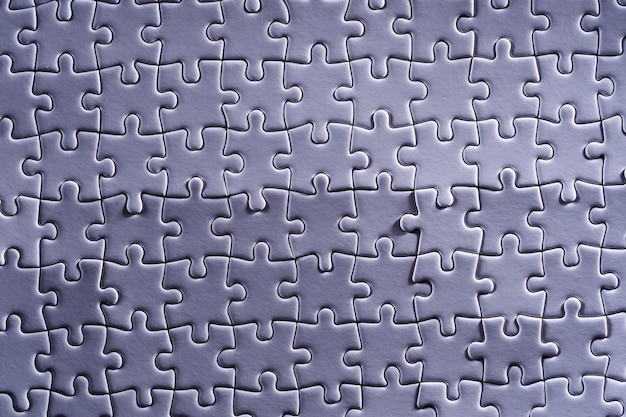 Photo full frame texture of jigsaw puzzle