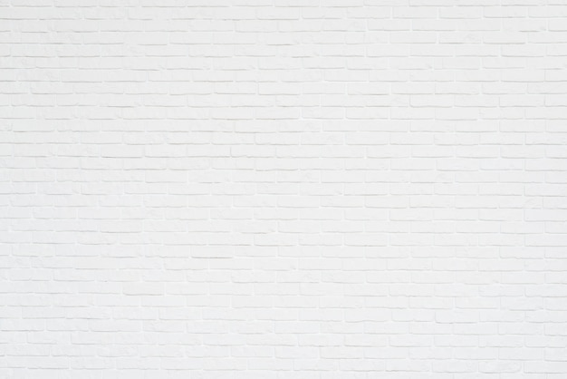 Full frame of white brick wall