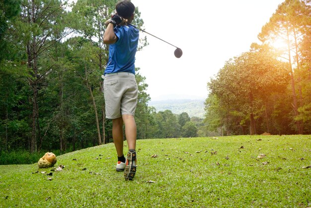 写真 犬と男の全長