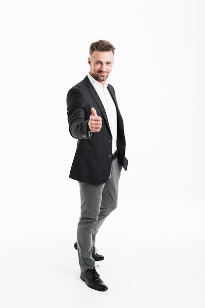 Full length portrait of a confident mature businessman