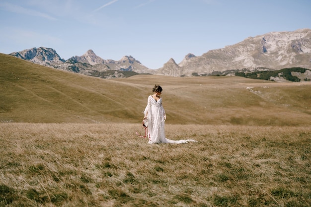 full length of woman standing on field