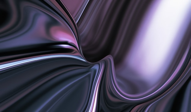 背景d画像としてフルスクリーンの抽象的なクロム金属