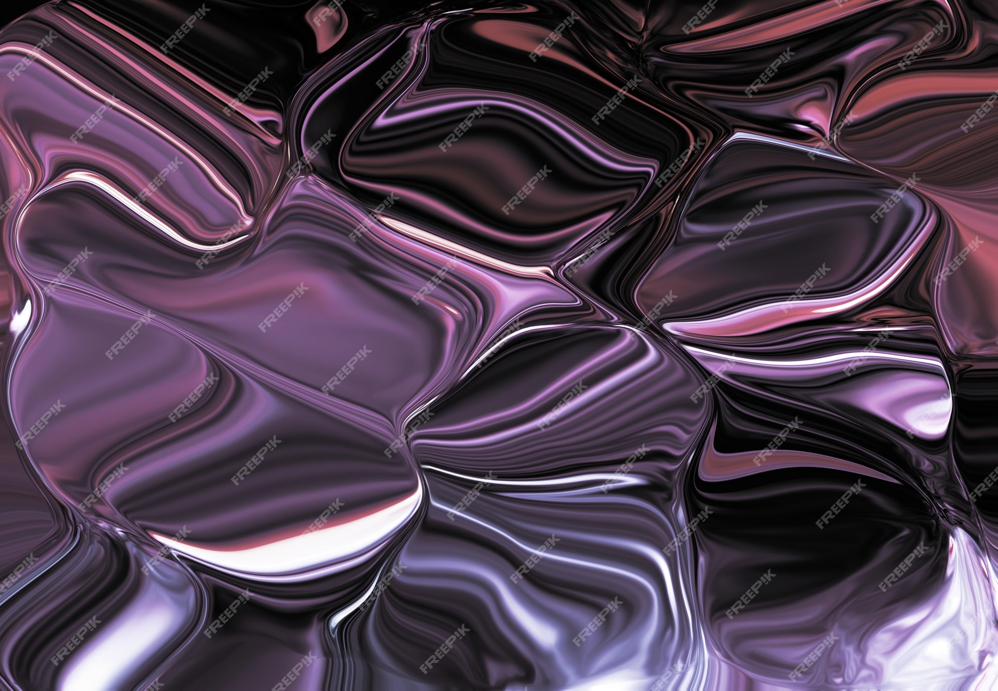 Premium Photo | Full screen abstract chrome metal as background d image