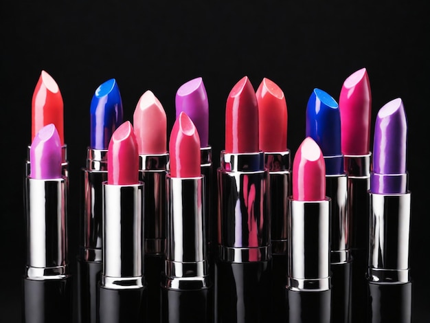 A Full Set Of Lipstick Products