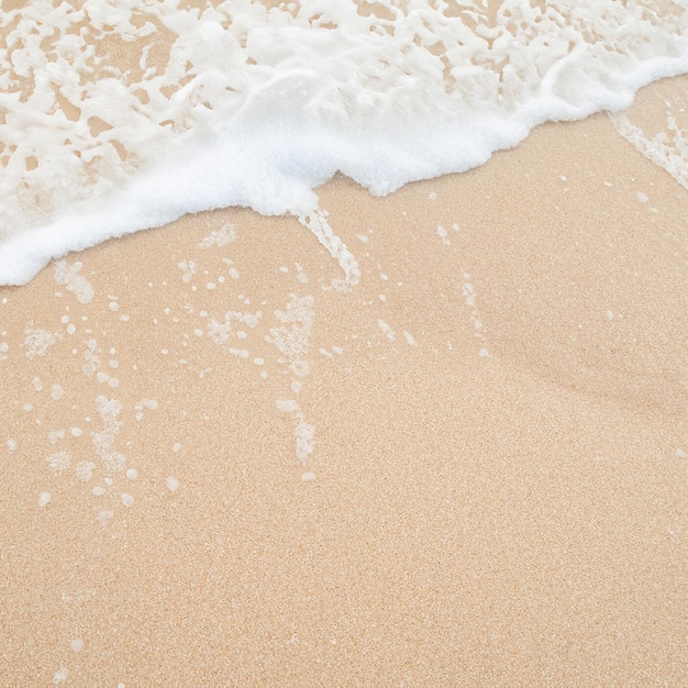 Full shot of sand area on the beach