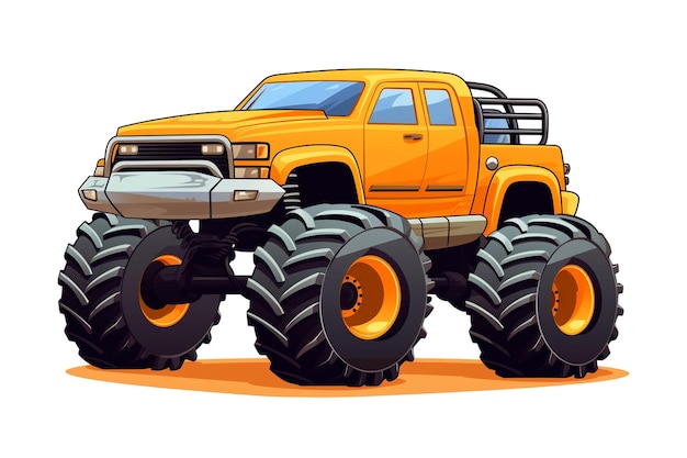 Full Throttle Monster Truck Madness and Glory Unleashed in Style and Power with Precision A Vector