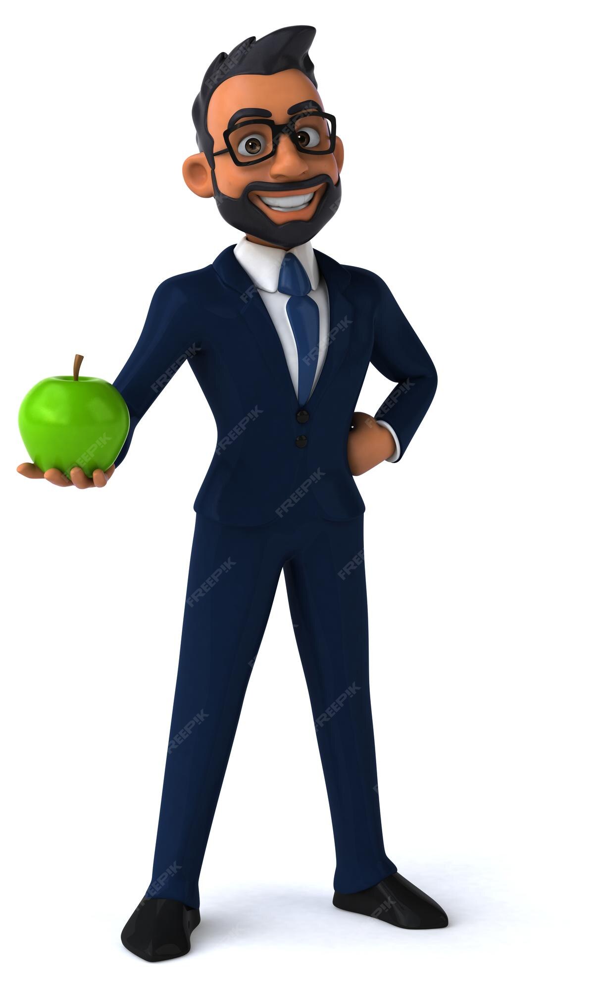Premium Photo | Fun 3d cartoon illustration of an indian businessman Premium Photo | Fun 3d cartoon illustration of an indian businessman