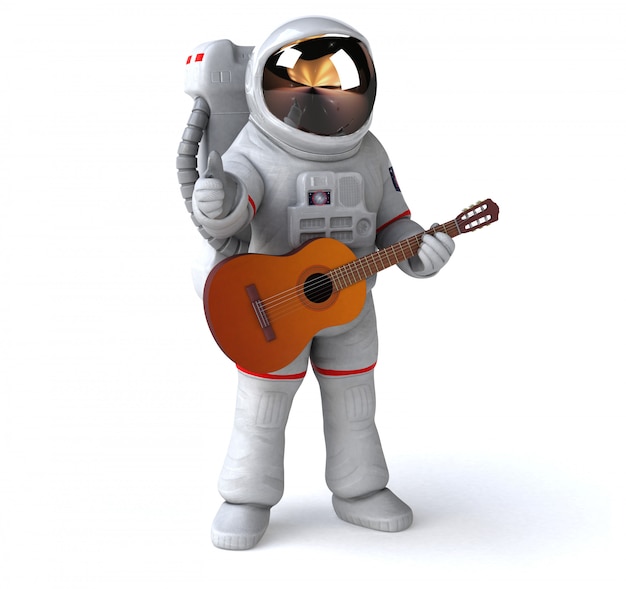 Fun astronaut animation