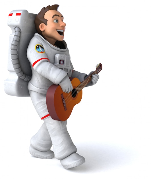 Fun astronaut animation