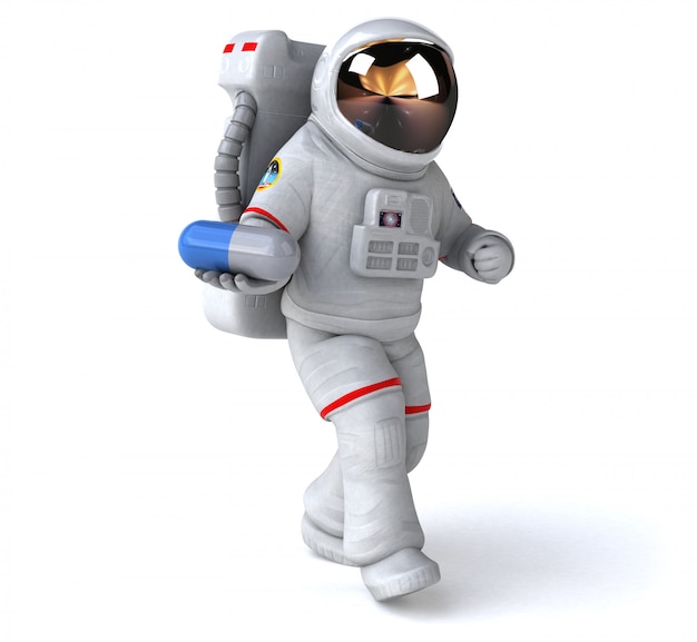 Fun astronaut animation