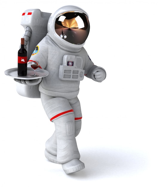 Fun astronaut animation