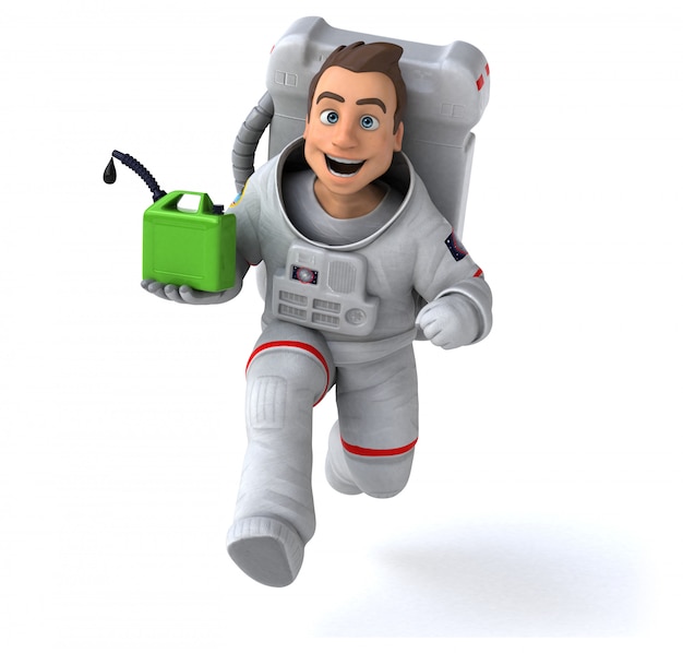 Fun astronaut animation