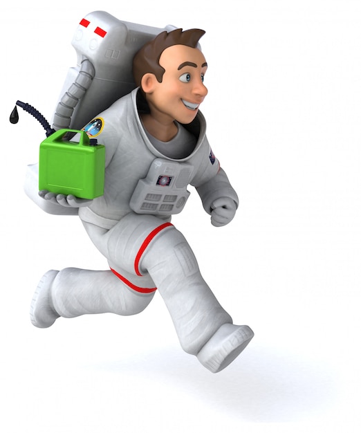 Fun astronaut animation