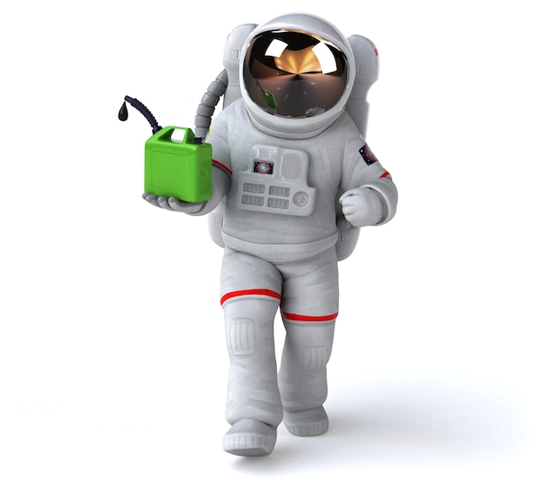 Fun astronaut illustration