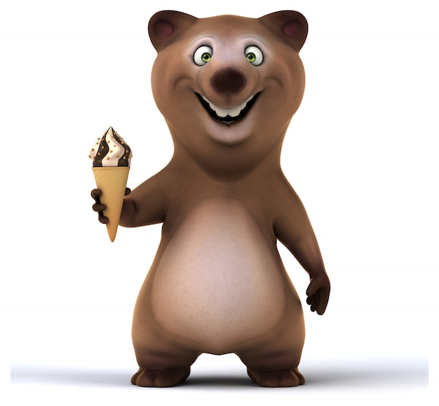 Fun bear animation