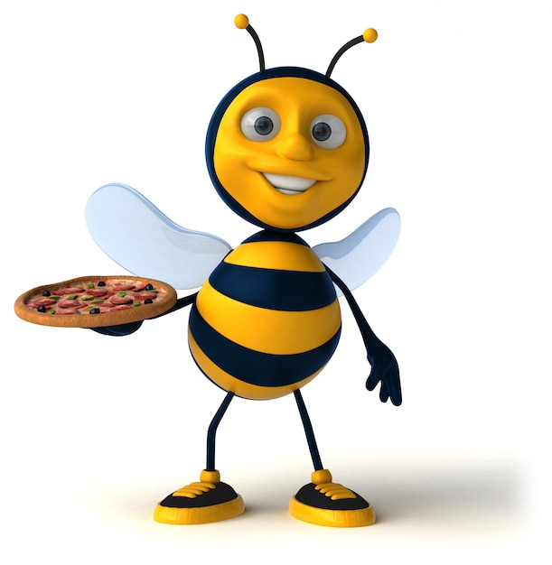 Веселая пчела анимация