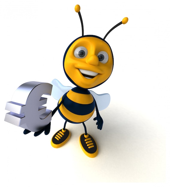 재미있는 꿀벌 애니메이션