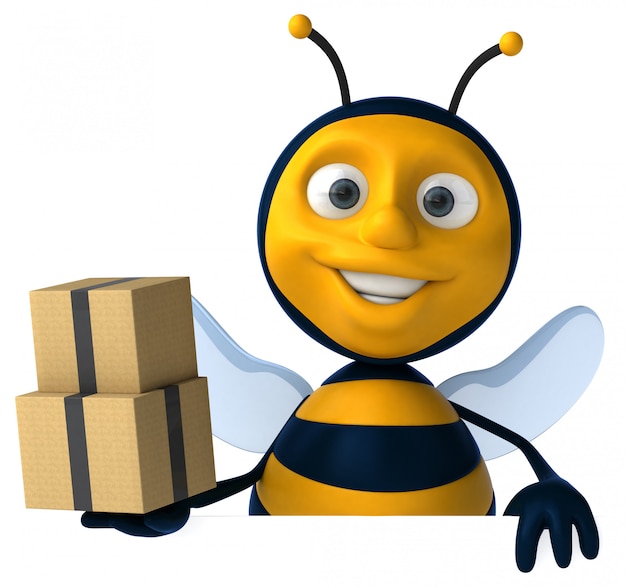 Fun bee animation