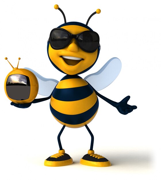 재미있는 꿀벌 애니메이션