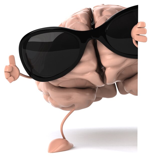 Fun brain 3d character