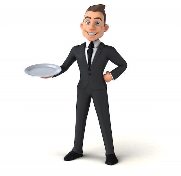 Fun businessman animation 