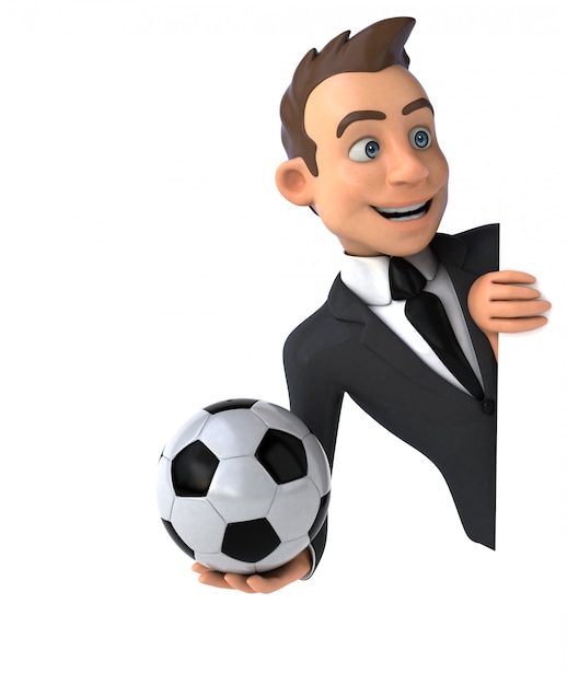 Fun businessman animation