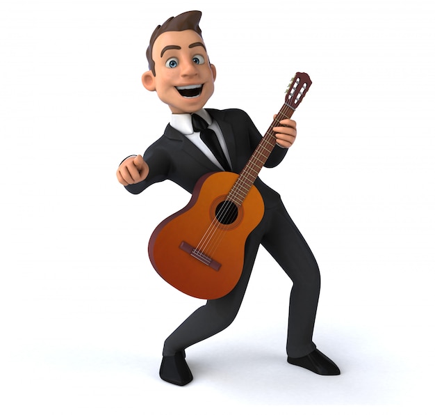 Fun businessman animation